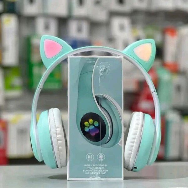 Casque Bluetooth enfant oreilles de chat