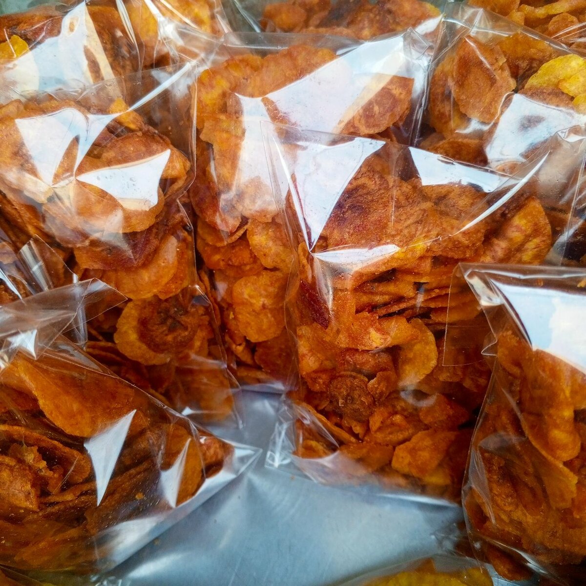 Chips de banane séchées croustillantes