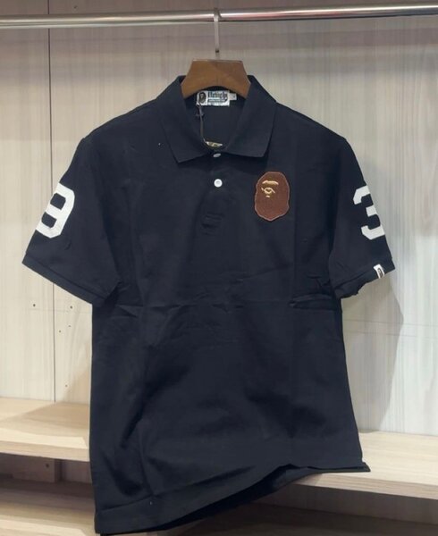 Polo Homme Noir Classique