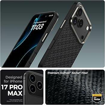Coque iPhone 17 Pro Max Kevlar