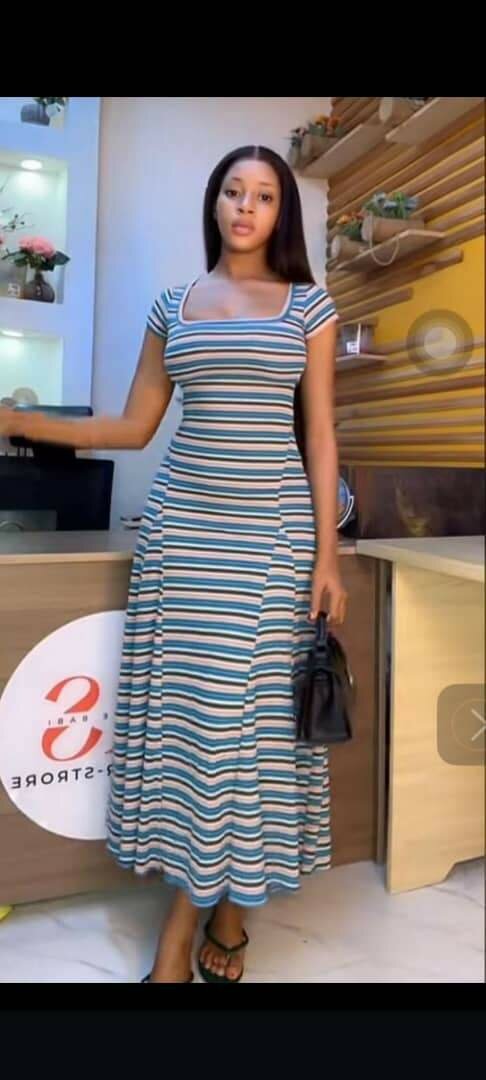 Robe longue imprimée élégante