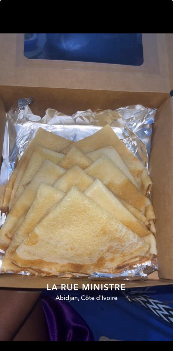 Crêpes natures et céréales