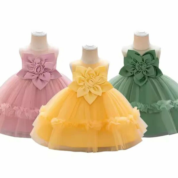 Robe Fille Princesse à Fleurs