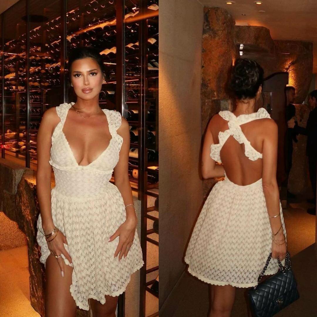 Robe Élegante dos Nu