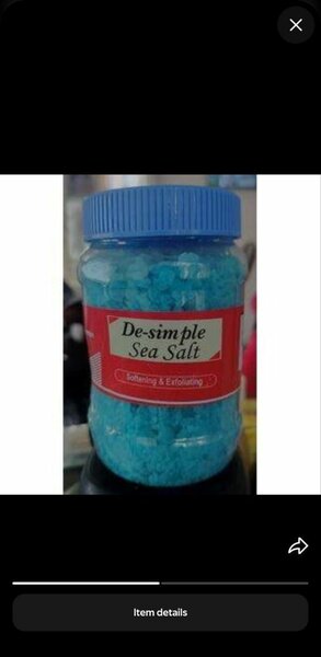 Sel de bain exfoliant mer