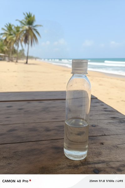 Bouteille d'1 L huile de coco