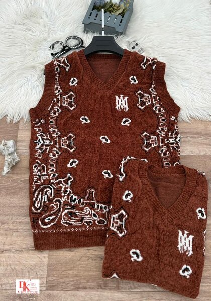 Pull sans manches enfants hiver