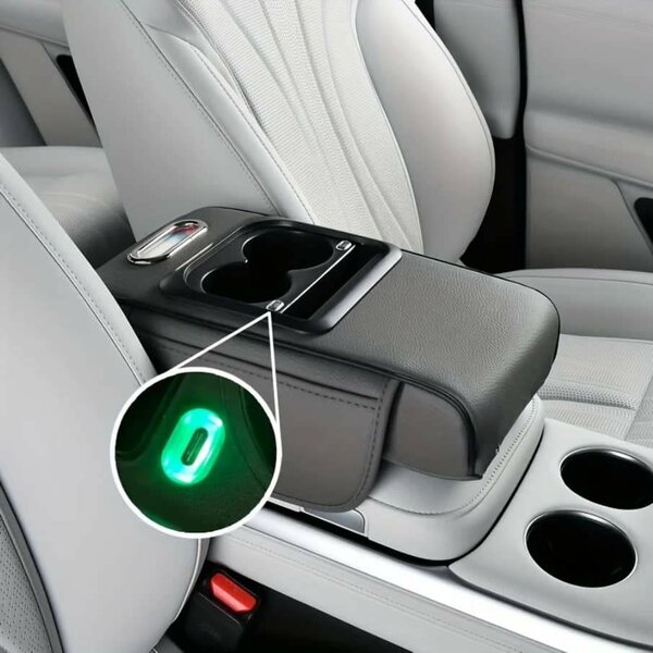 Accoudoir de Voiture LED USB