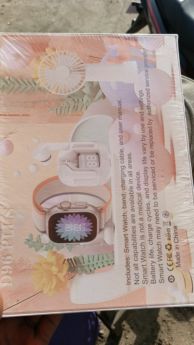 Smartwatch D96 Plus 3 en 1