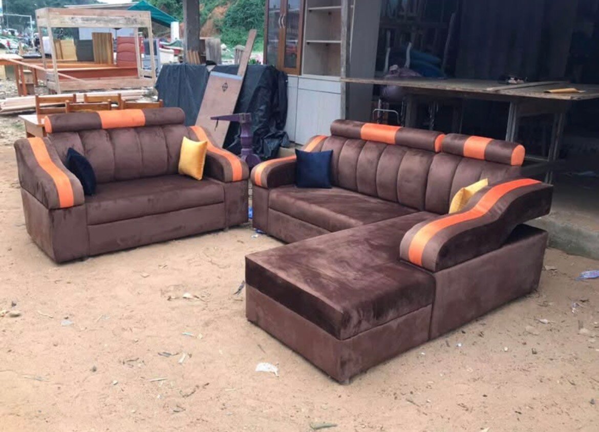 Canapé d'angle modulable moderne