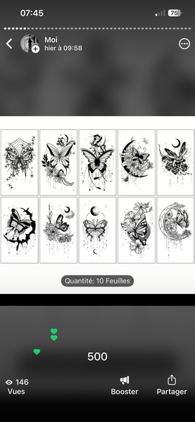 Tatouages Temporaires Art