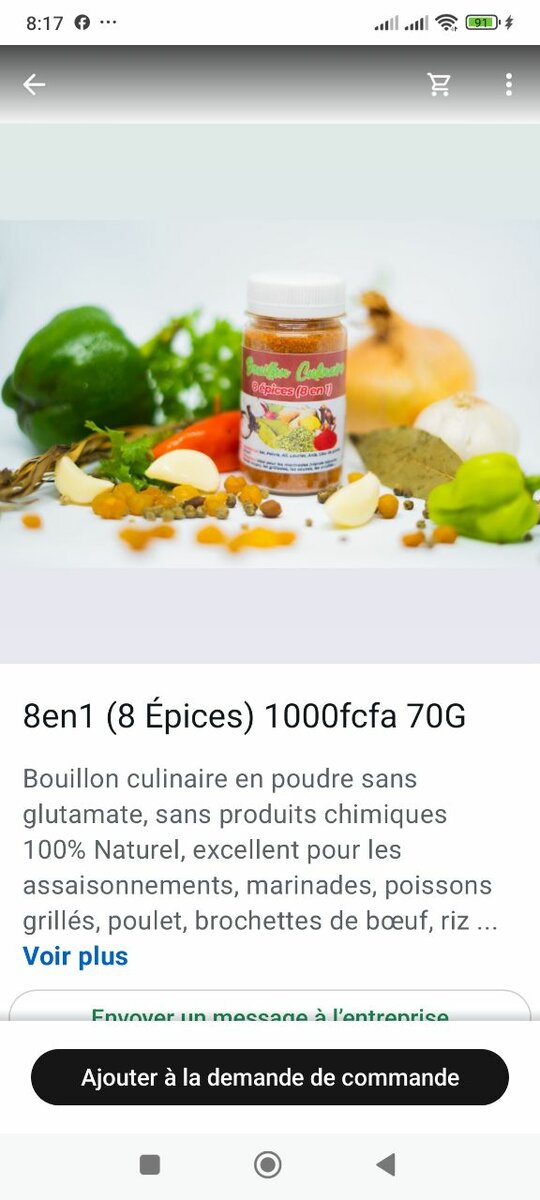 Bouillon 8 Épices  100%Naturel
