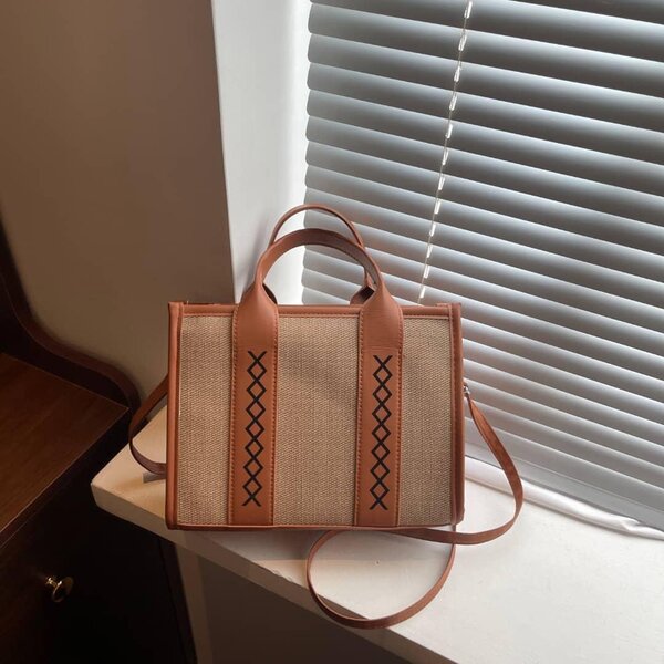 Sac bandoulière chic en coton