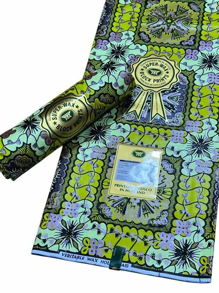 Tissu wax hollandais coloré