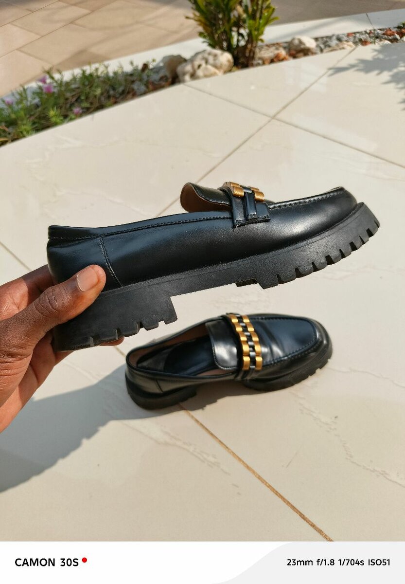 Mocassins en cuir Zara