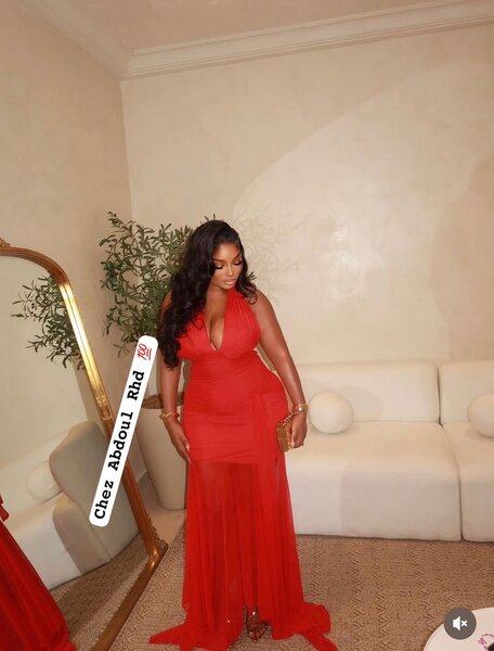 Robe élégante soirée femme