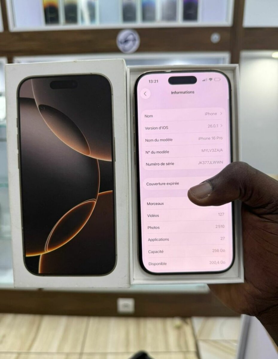 iPhone 15 Pro 256 Go Argent