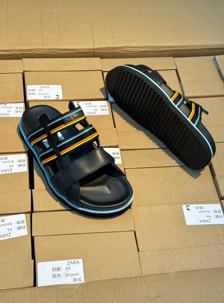 Sandales en cuir pour hommes