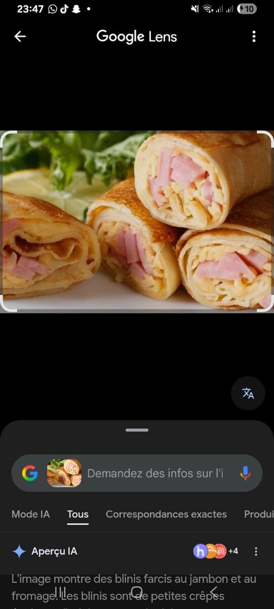 Crêpes farcies maison