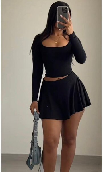 Ensemble noir chic femme