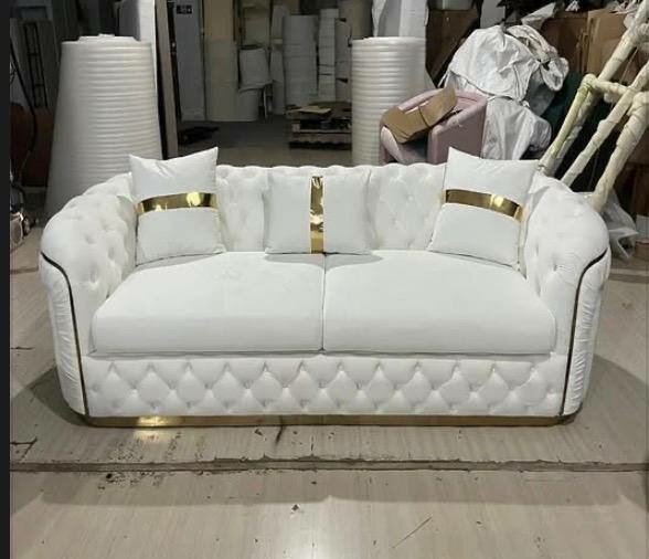 Canapé Chesterfield Luxe Blanc