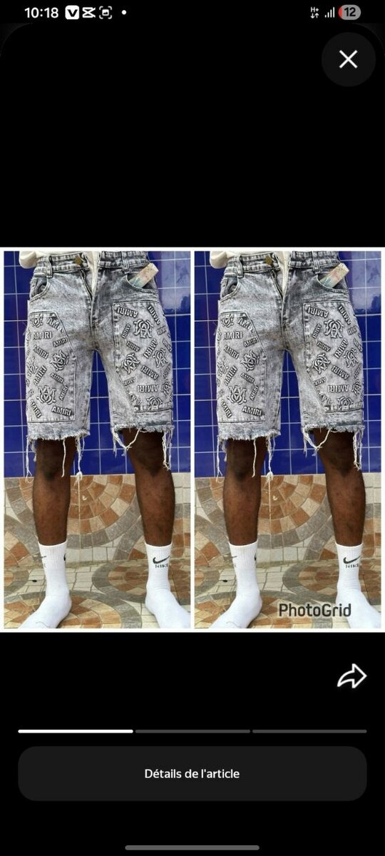 Shorts en denim tendance