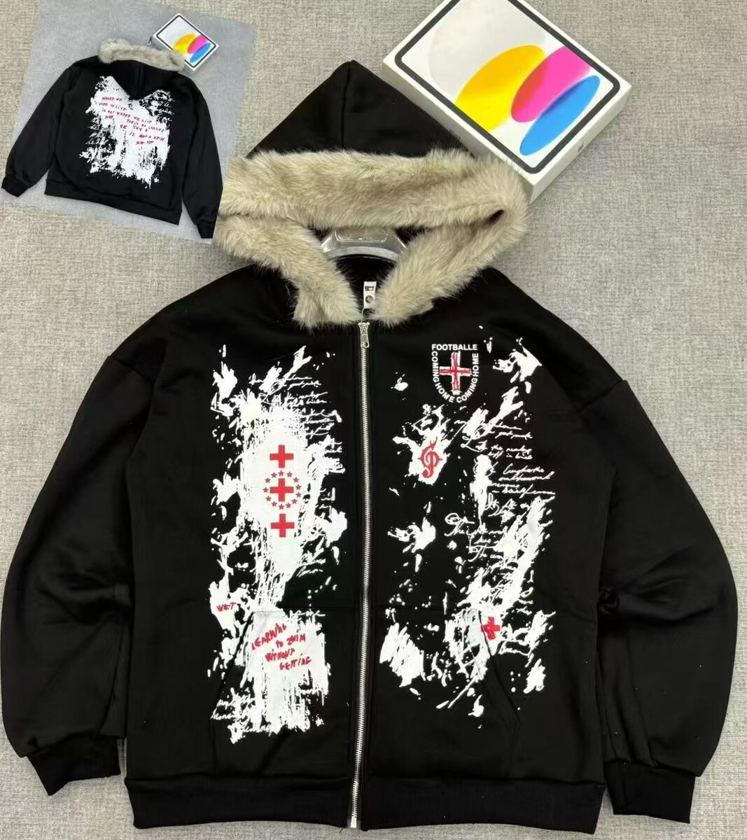 Veste à capuche unisexe mode