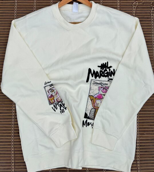 Sweatshirt graphique blanc