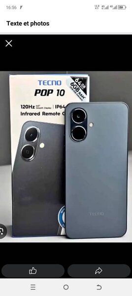 Smartphone Tecno POP 10