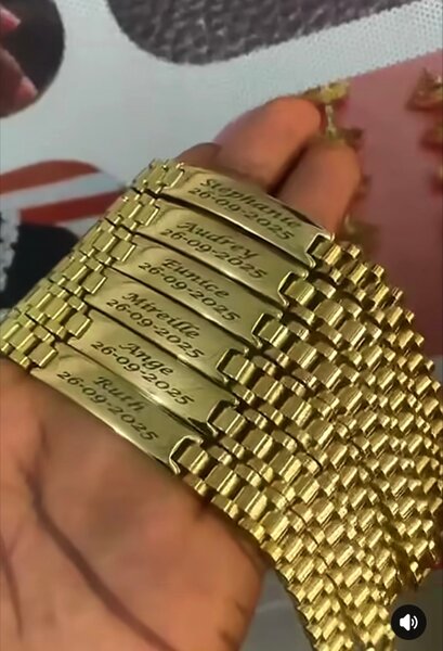 Bracelet gravé personnalisé