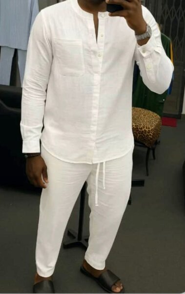 Tenue décontractée en lin homme