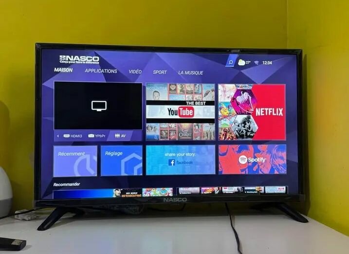 Télévision LED 32" NASCO Android