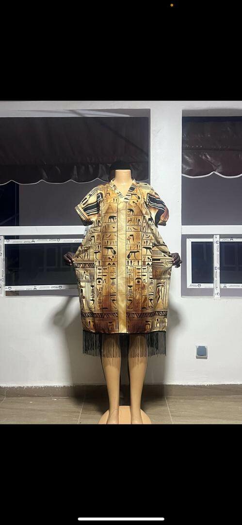 Robe bohème imprimée