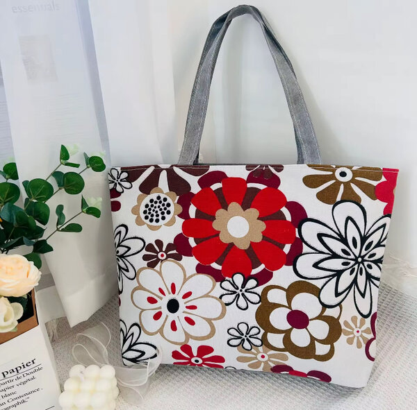 Sac fourre-tout floral