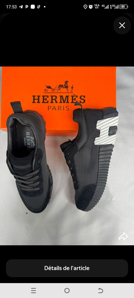 Baskets noires élégantes