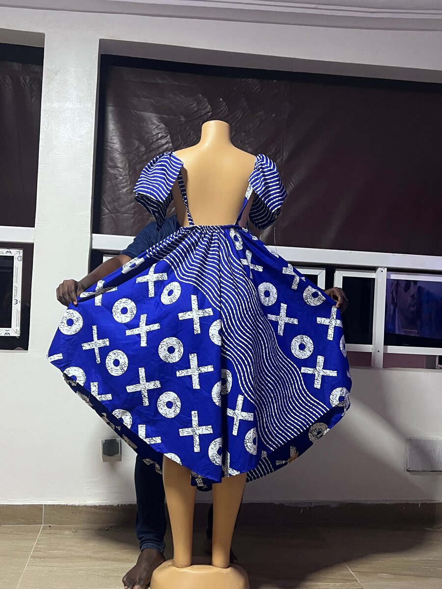 Robe maxi évasée bohème