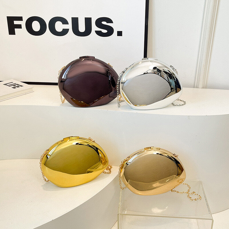 Clutch soirée doré élégant