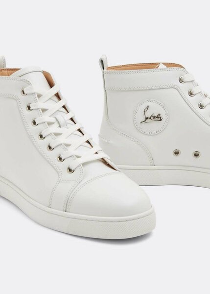 Chaussure blanche  en cuir
