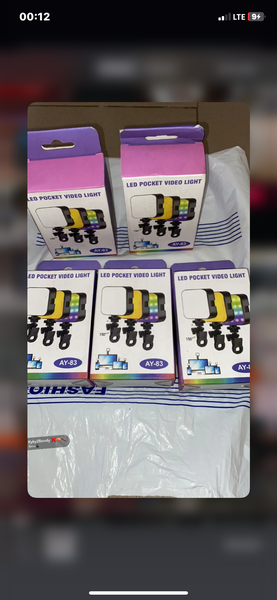 Lampe LED pour vidéo portable