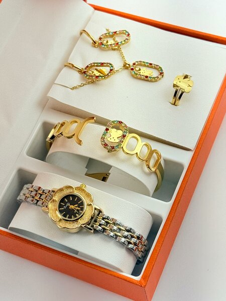 Parure Bijoux Étoile Dorée