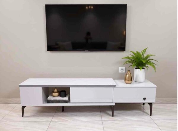 Meuble TV moderne blanc