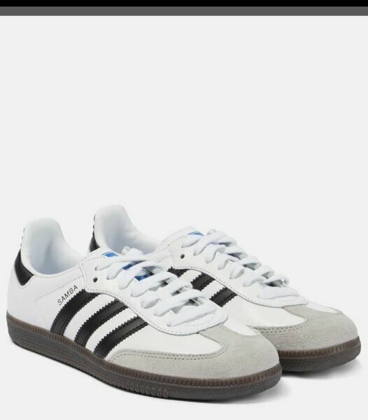 Samba Adidas Blanc/noir point. 38-41