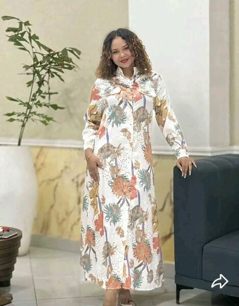 Robe longue florale élégante