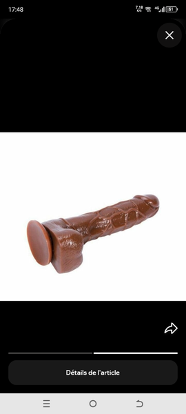 Gode réaliste en silicone