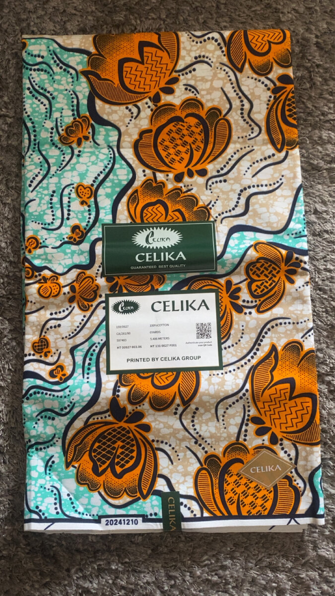 Tissu Wax Africain Celika
