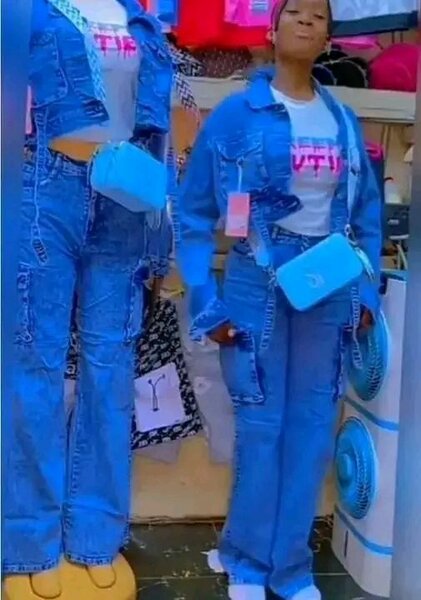 Ensemble en jean tendance