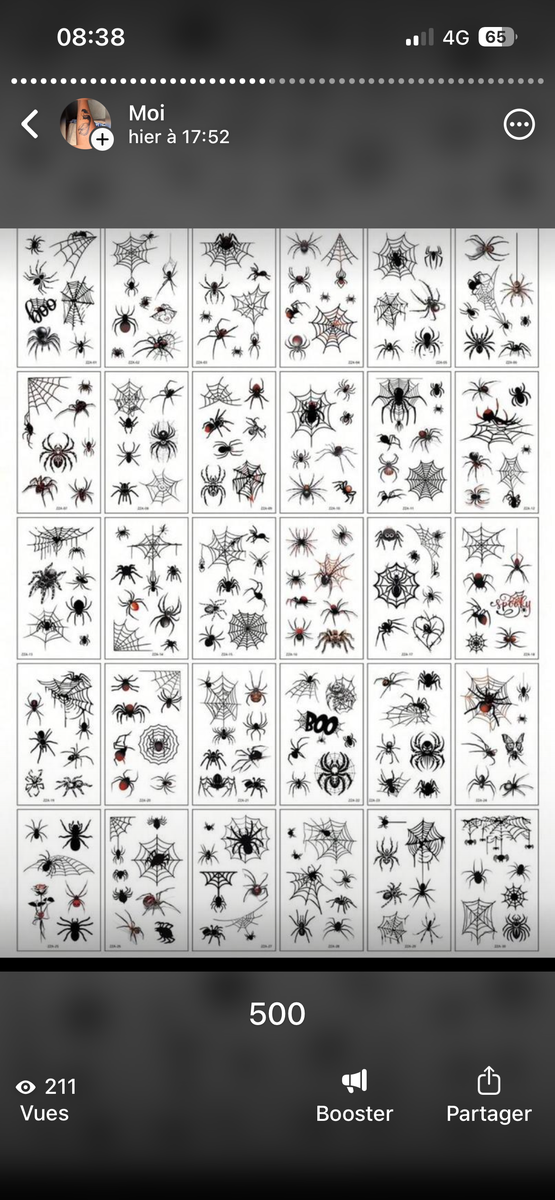 Tatouages Temporaires Éphémères