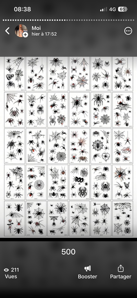 Tatouages Temporaires Éphémères