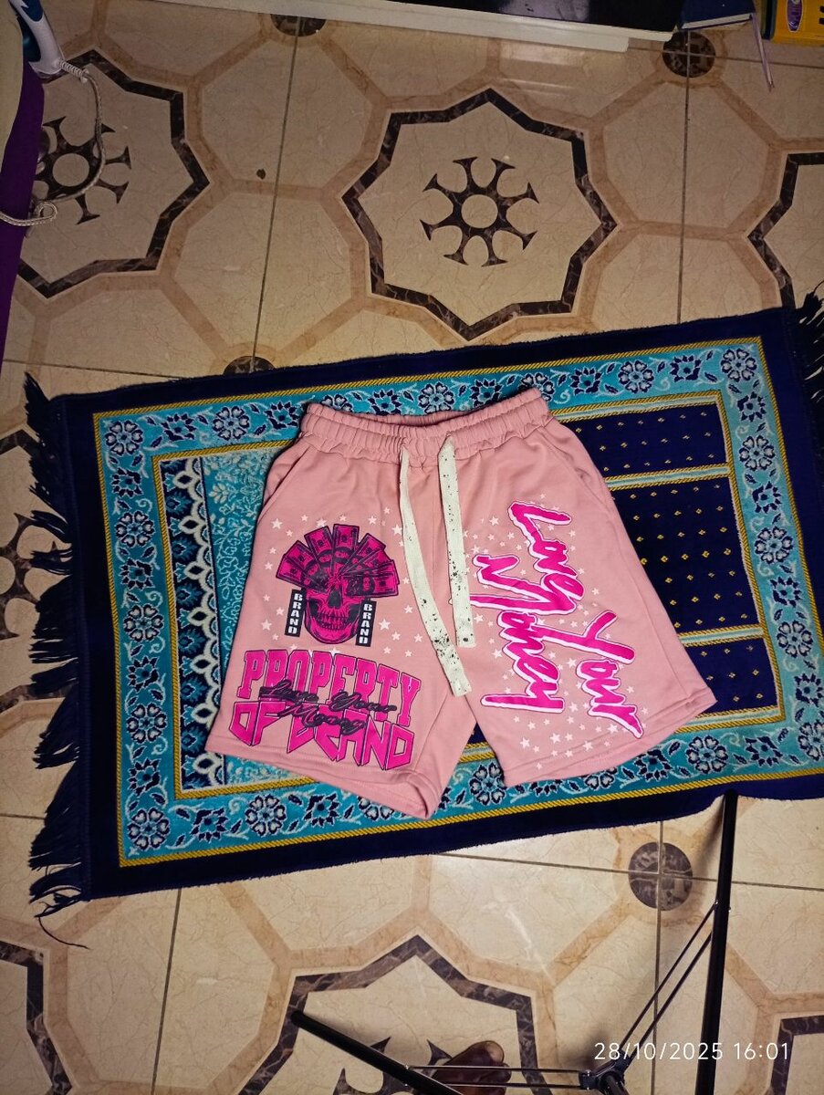 Shorts décontractés roses