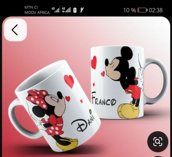 Tasse magique personnalisé